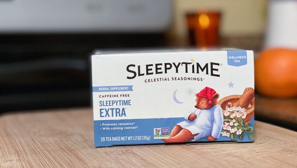 Sleepytime Tea packaging