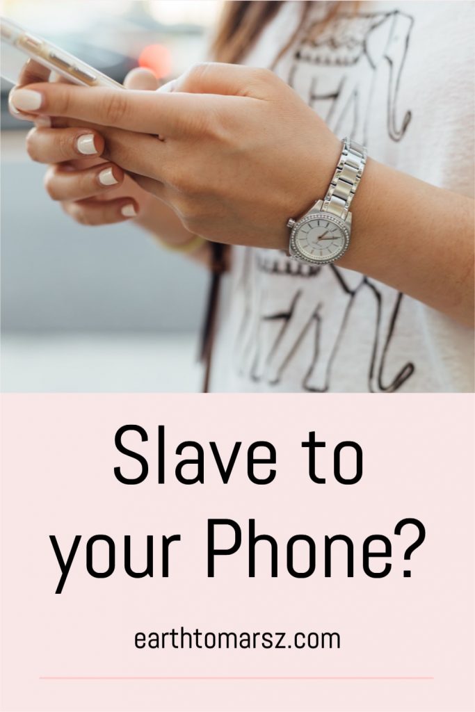 Pinterest pin - Slave to your phone